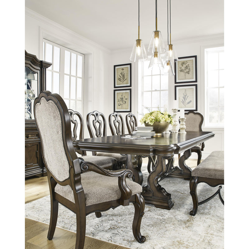 Signature Design by Ashley Maylee Dining Table with Pedestal Base D947-55B/D947-55T IMAGE 12