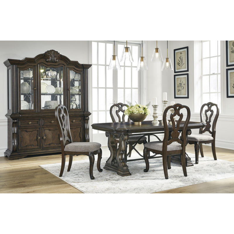 Signature Design by Ashley Maylee Dining Table with Pedestal Base D947-55B/D947-55T IMAGE 15