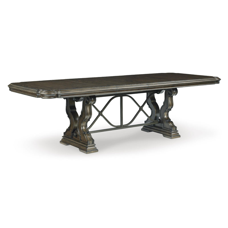 Signature Design by Ashley Maylee Dining Table with Pedestal Base D947-55B/D947-55T IMAGE 1