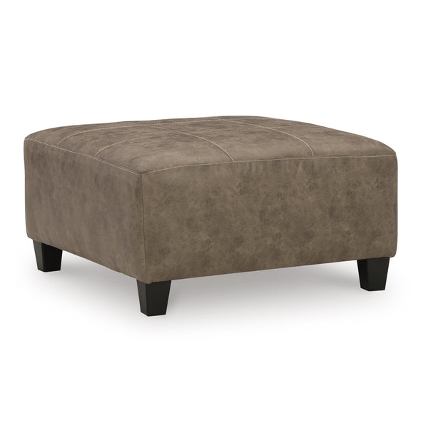 Signature Design by Ashley Navi Leather Look Ottoman 9400408 IMAGE 1