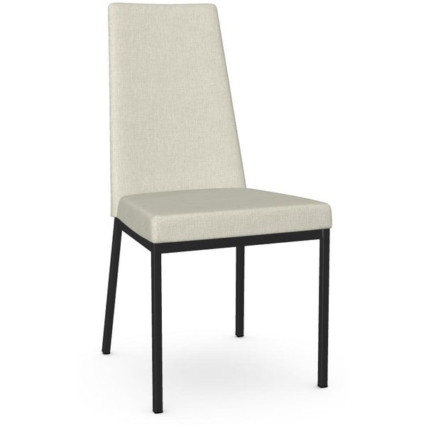 Amisco Linea 30320 Dining Chair - Black Coral/Marshmallow IMAGE 1