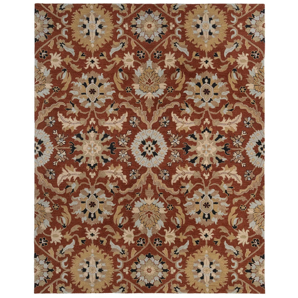 Capel Azari-Kesha 3273-870 5' x 8' Rug - Terra Cotta IMAGE 1