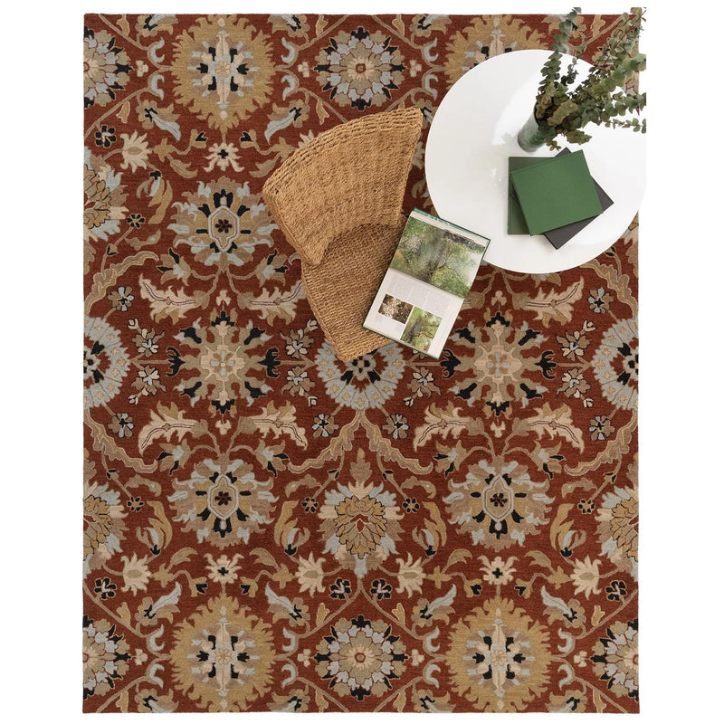Capel Azari-Kesha 3273-870 5' x 8' Rug - Terra Cotta IMAGE 4