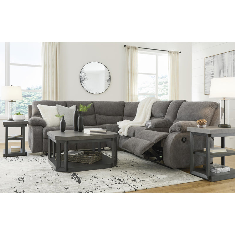 Signature Design by Ashley Museum Reclining Fabric 2 pc Sectional 8180748C/8180749C IMAGE 4