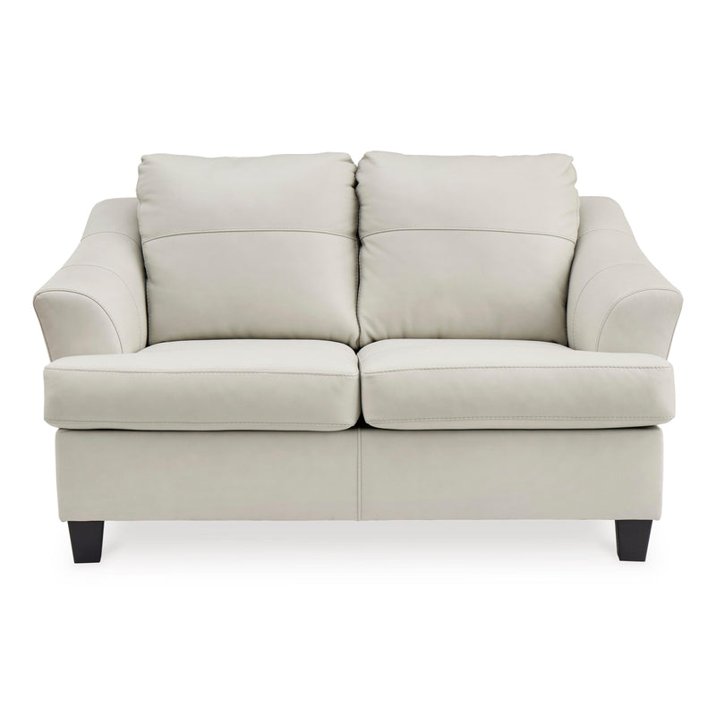 Signature Design by Ashley Genoa Stationary Leather Match Loveseat 4770435C IMAGE 2