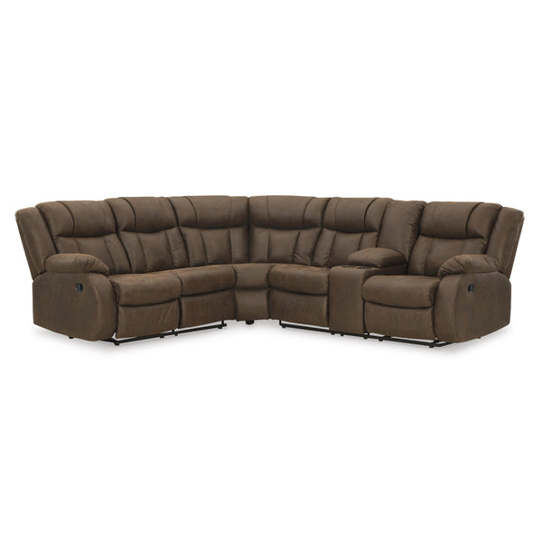 Signature Design by Ashley Trail Boys Reclining Leather Look 2 pc Sectional 8270348C/8270349C IMAGE 1