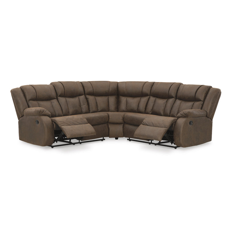 Signature Design by Ashley Trail Boys Reclining Leather Look 2 pc Sectional 8270348C/8270350C IMAGE 2