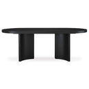 Signature Design by Ashley Oval Rowanbeck Dining Table D821-25 IMAGE 2