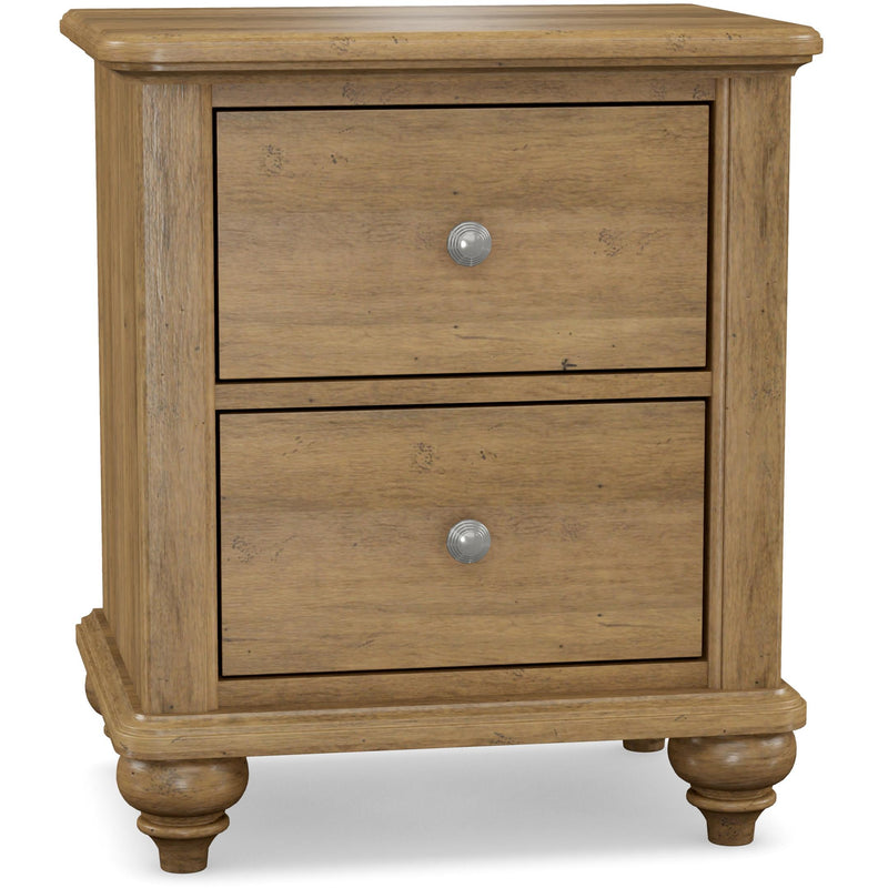 Durham Furniture Nightstands 2 Drawers 3202-A202 AGWH IMAGE 2
