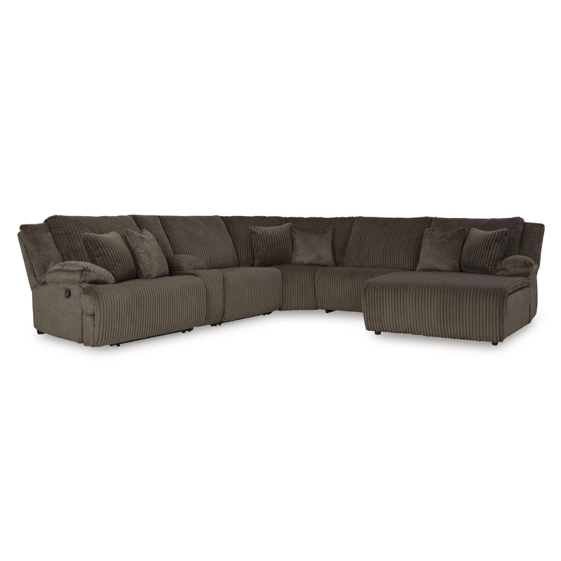 Signature Design by Ashley Top Tier 92705S1 6 pc Reclining Sectional with Chaise IMAGE 1