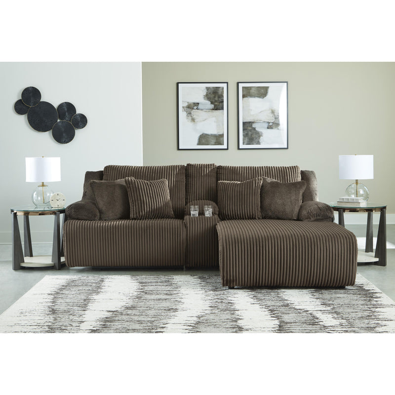 Signature Design by Ashley Top Tier 92705S4 3 pc Reclining Sectional Sofa with Chaise IMAGE 2