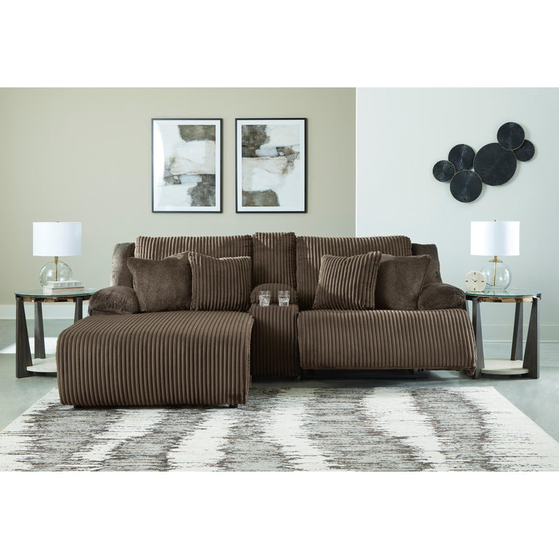 Signature Design by Ashley Top Tier 92705S5 3 pc Reclining Sectional Sofa with Chaise IMAGE 3