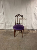 Purple Seated Chair