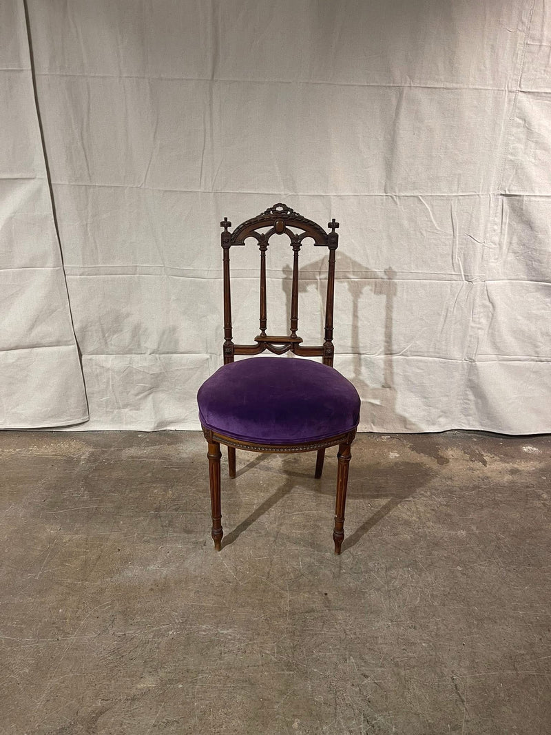 Purple Seated Chair