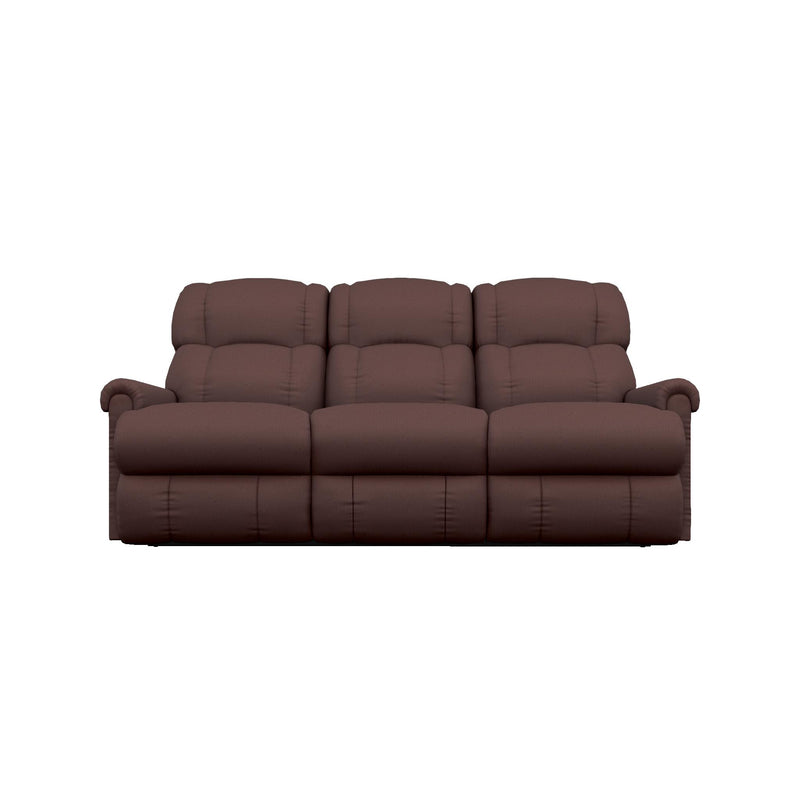 La-Z-Boy Pinnacle Power Wall Reclining Sofa w/ Headrest & Lumbar - Burgundy IMAGE 2