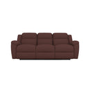 La-Z-Boy Joel Power Reclining Sofa w/ Headrest & Lumbar - Burgundy IMAGE 2