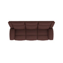 La-Z-Boy Joel Power Reclining Sofa w/ Headrest & Lumbar - Burgundy IMAGE 5