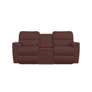 La-Z-Boy Jay Power Reclining Sofa w/ Headrest - Burgundy IMAGE 2