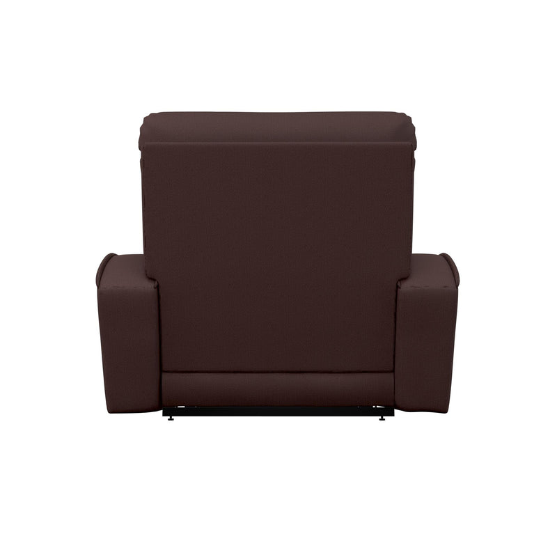 La-Z-Boy Maddox Power Reclining Chair and A Half w/ Headrest & Lumbar - Burgundy IMAGE 4