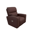 La-Z-Boy Maddox Power Rocking Recliner w/ Headrest & Lumbar - Burgundy IMAGE 1
