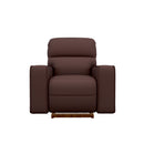 La-Z-Boy Maddox Power Rocking Recliner w/ Headrest & Lumbar - Burgundy IMAGE 2