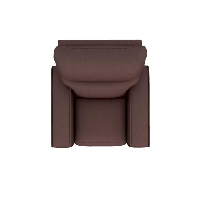 La-Z-Boy Maddox Power Rocking Recliner w/ Headrest & Lumbar - Burgundy IMAGE 5