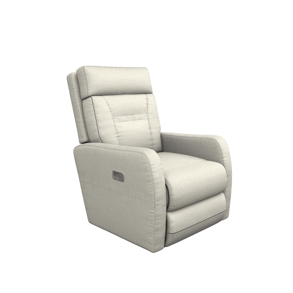 La-Z-Boy Lennon Power Rocking Recliner w/ Headrest & Lumbar - Linen IMAGE 1