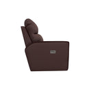 La-Z-Boy Maddox Power Reclining Chair & a Half w/ Headrest - Burgundy IMAGE 3