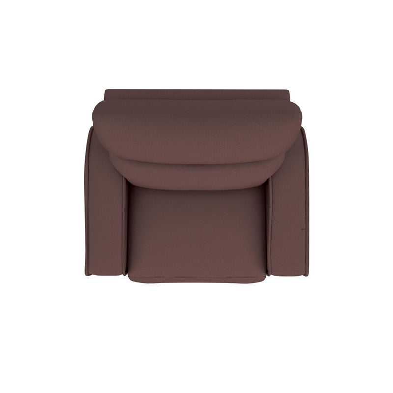 La-Z-Boy Maddox Power Reclining Chair & a Half w/ Headrest - Burgundy IMAGE 5