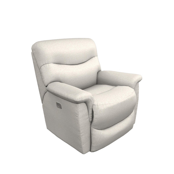 La-Z-Boy James Power Rocking Recliner w/ Headrest & Lumbar - Oyster IMAGE 1