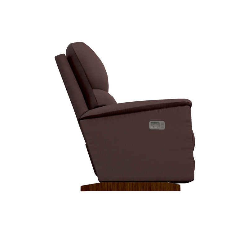 La-Z-Boy Brooks Power Rocking Recliner w/ Headrest & Lumbar - Burgundy IMAGE 3