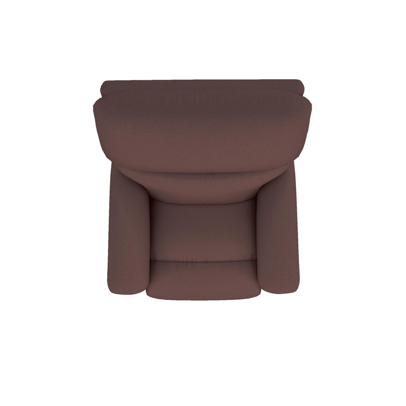 La-Z-Boy Brooks Power Rocking Recliner w/ Headrest & Lumbar - Burgundy IMAGE 5