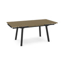 Amisco Lewis 52600 Extentable Dining Table - Black Coral/Biscotti IMAGE 1