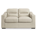 Signature Design by Ashley Treasure Trove Stationary Leather Match Loveseat 1930435C IMAGE 2