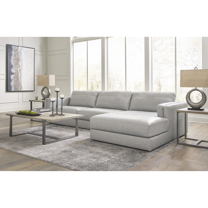 Signature Design by Ashley Amiata Leather Match 2 pc Sectional 5740466C/5740417C IMAGE 7