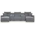  Signature Design by Ashley Modmax 65906S16 5 pc Power Reclining Sectional with Chaise IMAGE 1