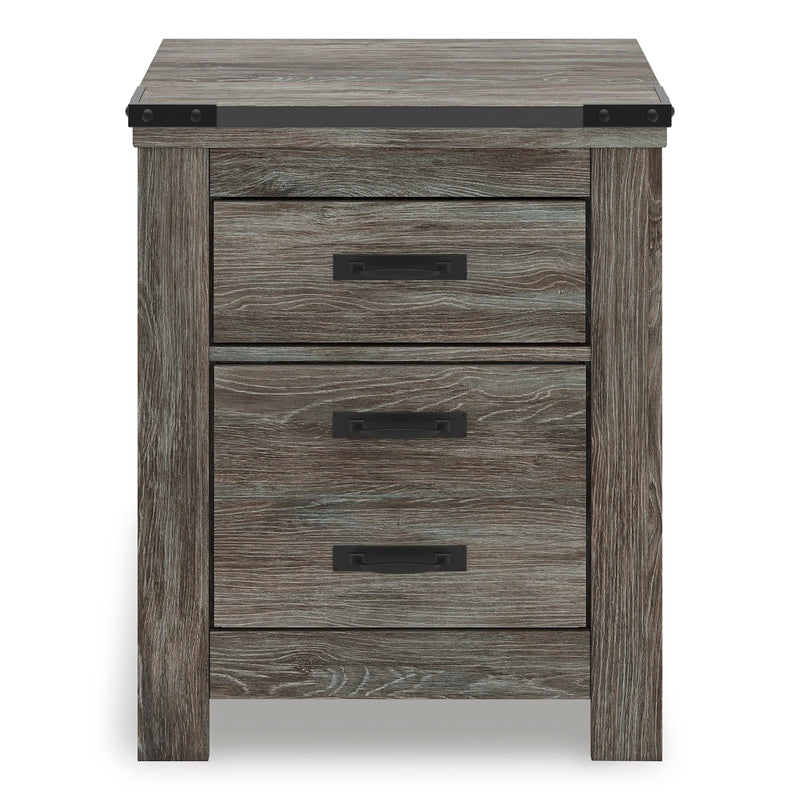 Signature Design by Ashley Frandern B4480-92 Two Drawer Night Stand IMAGE 3