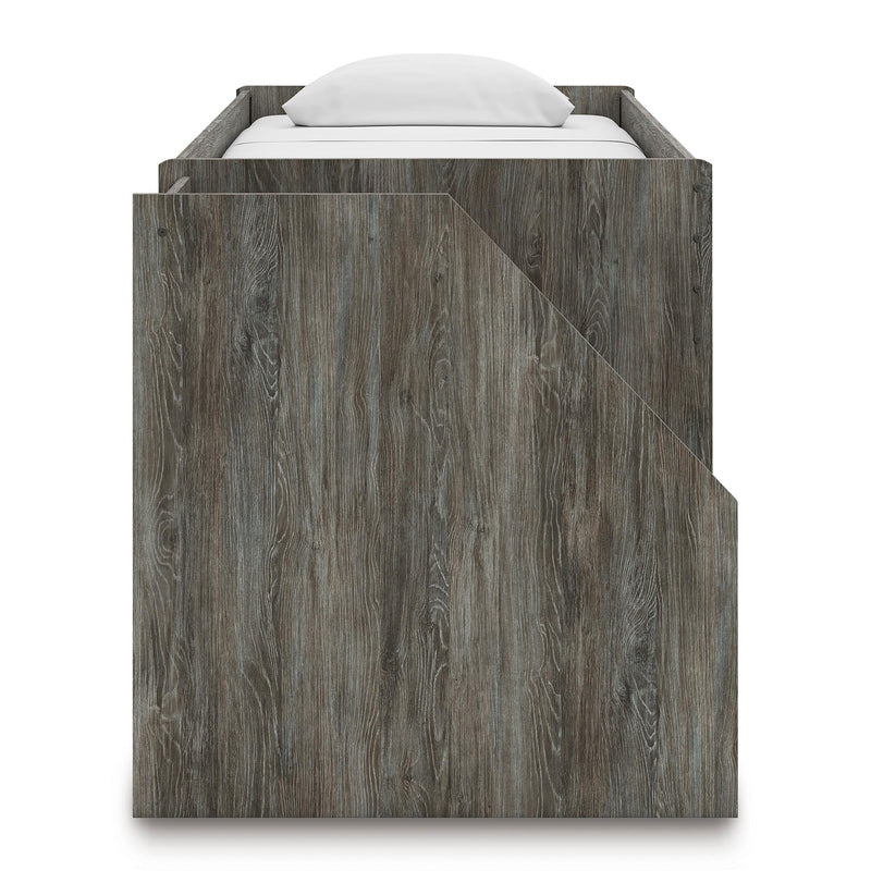 Signature Design by Ashley Frandern B4480B14 Twin Loft Bed with Bookcase Storage IMAGE 4