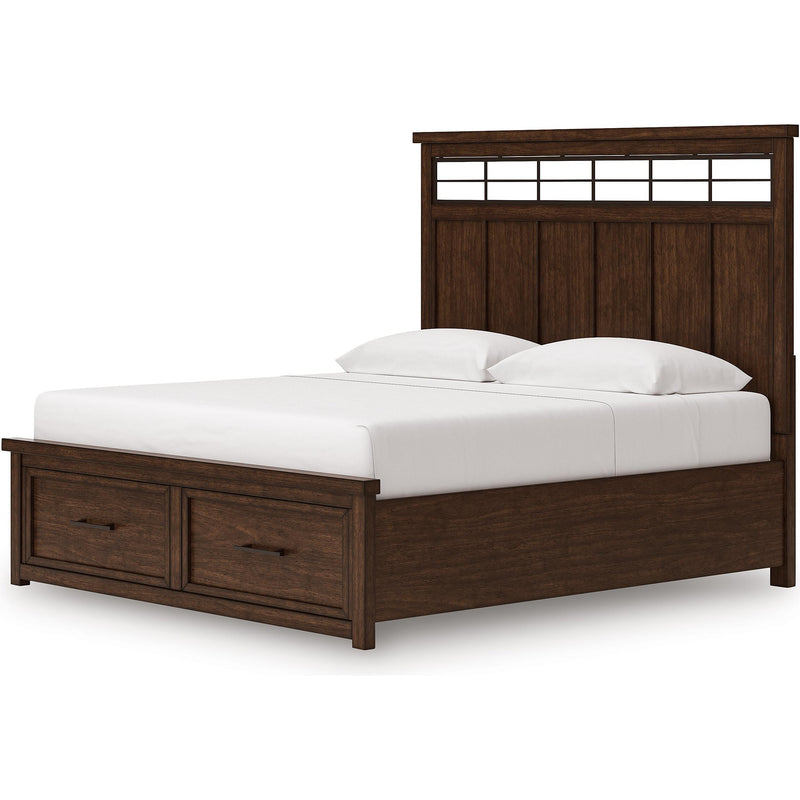 Signature Design by Ashley Taffenbrook B849B4 King Panel Storage Bed IMAGE 4