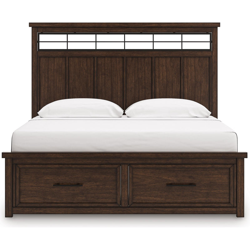 Signature Design by Ashley Taffenbrook B849B4 King Panel Storage Bed IMAGE 5