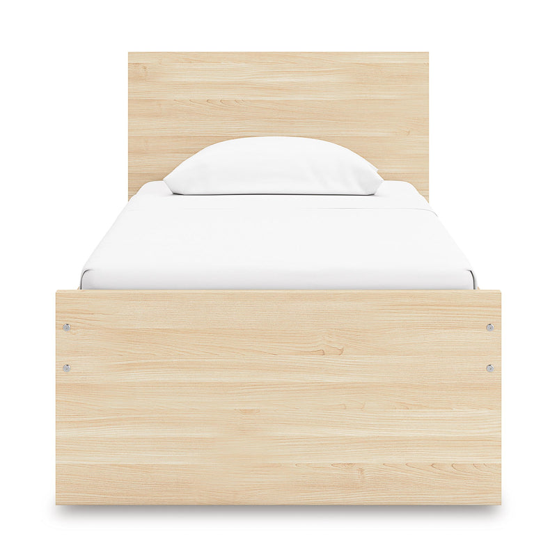  Signature Design by Ashley Onita EB9632B10 Twin Panel Platform Bed with 1 Side Storage IMAGE 2