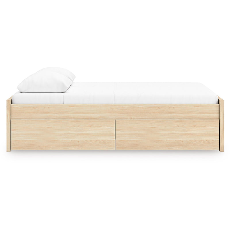  Signature Design by Ashley Onita EB9632B9 Queen Platform Bed with 1 Side Storage IMAGE 4