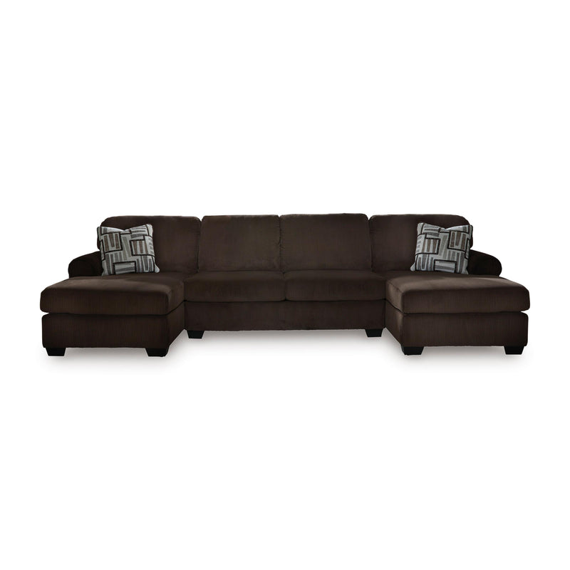 Signature Design by Ashley Kimlee PC35603S3 3 pc Sectional with Double Chaise IMAGE 1