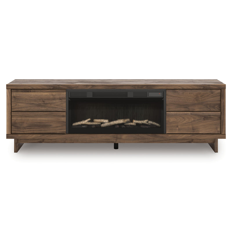 Signature Design by Ashley Zadilyn W3367W1 72" TV Stand with Electric Fireplace IMAGE 1