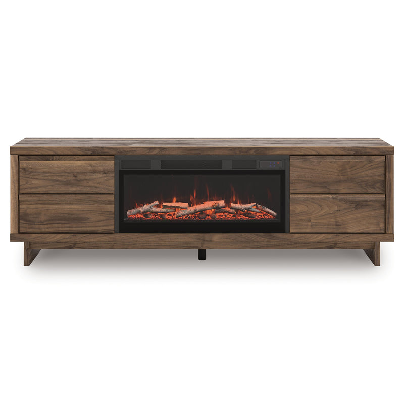 Signature Design by Ashley Zadilyn W3367W1 72" TV Stand with Electric Fireplace IMAGE 2
