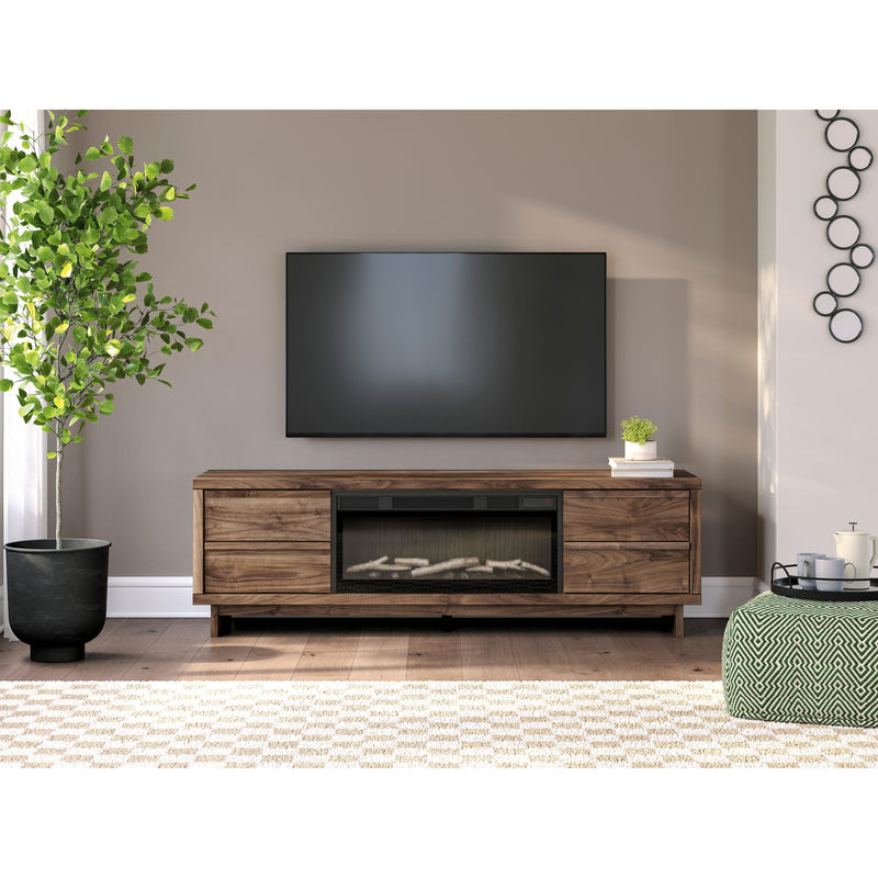 Signature Design by Ashley Zadilyn W3367W1 72" TV Stand with Electric Fireplace IMAGE 3