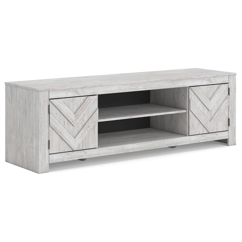 Signature Design by Ashley Cayboni W3788-68 LG TV Stand with Fireplace Option IMAGE 1