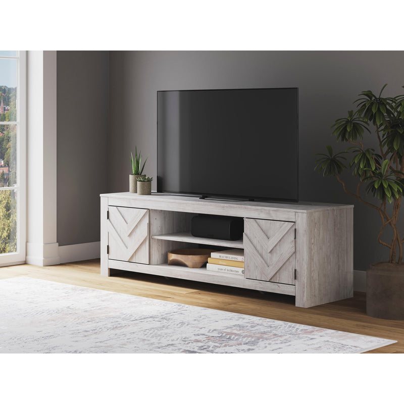 Signature Design by Ashley Cayboni W3788-68 LG TV Stand with Fireplace Option IMAGE 7