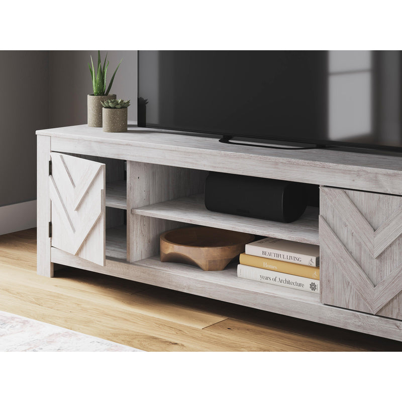 Signature Design by Ashley Cayboni W3788-68 LG TV Stand with Fireplace Option IMAGE 9