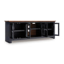 Signature Design by Ashley Wildenauer W664-68 XL TV Stand with Fireplace Option IMAGE 2